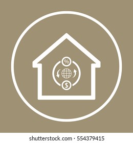  business Icon.  Flat design.