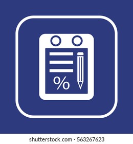  Business  icon. Flat design.