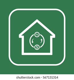 business Icon.  Flat design.