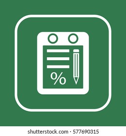  Business  icon. Flat design.