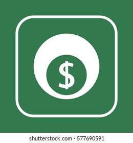  Business  icon. Flat design.
