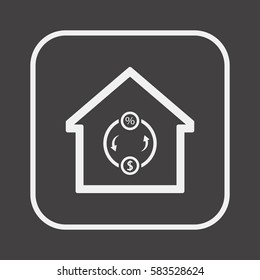  business Icon.  Flat design.