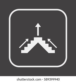  Business  icon. Flat design.