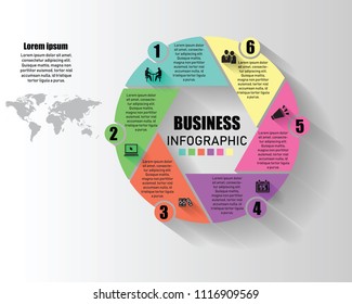 business icon infographic vector 