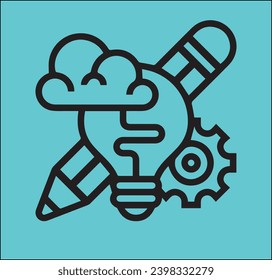 business icon, innovation icon, icon design