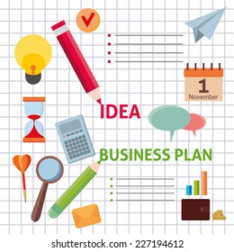business icon, invitation