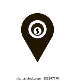   business   icon,  isolated. Flat  design.