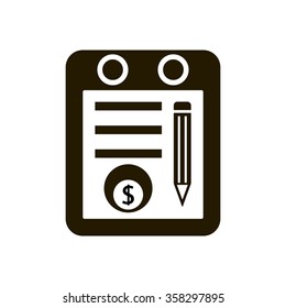   business   icon,  isolated. Flat  design.