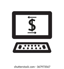   business   icon,  isolated. Flat  design.