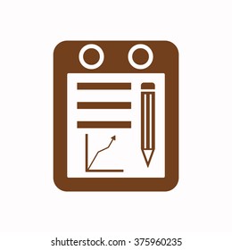 Business   icon,  isolated. Flat  design.