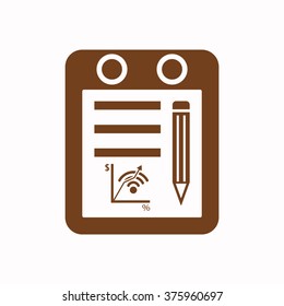  business   icon,  isolated. Flat  design.