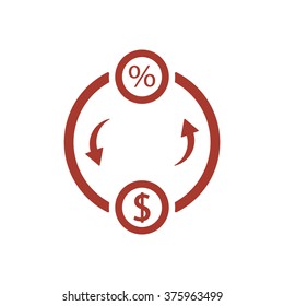  business   icon,  isolated. Flat  design.
