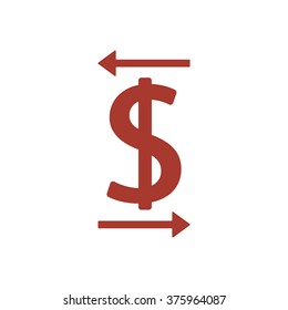   business   icon,  isolated. Flat  design.