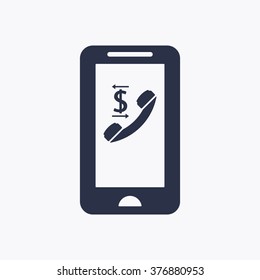   business   icon,  isolated. Flat  design.