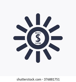   business   icon,  isolated. Flat  design.