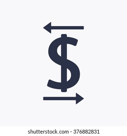   business   icon,  isolated. Flat  design.