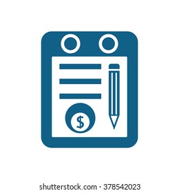  business  icon,  isolated. Flat  design.