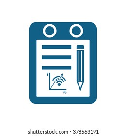  business  icon,  isolated. Flat  design.