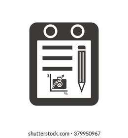  business  icon,  isolated. Flat  design.