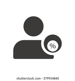  Business  icon,  isolated. Flat  design.