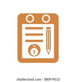  business  icon,  isolated. Flat  design.