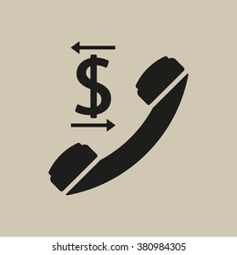   business  icon,  isolated. Flat  design.