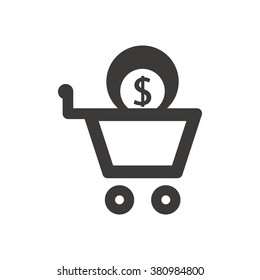  business  icon,  isolated. Flat  design.