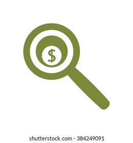  business  icon,  isolated. Flat  design.