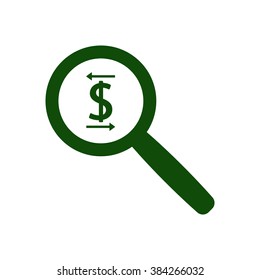  business  icon,  isolated. Flat  design.