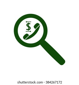   business  icon,  isolated. Flat  design.
