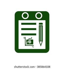  business  icon,  isolated. Flat  design.