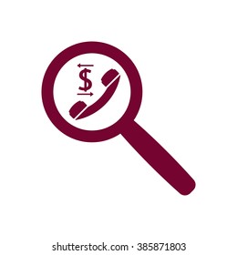   business  icon,  isolated. Flat  design.