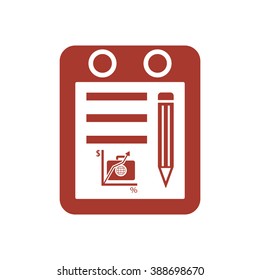  business  icon,  isolated. Flat  design.