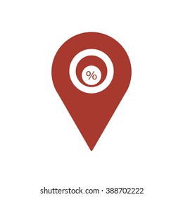  Business  icon,  isolated. Flat  design.