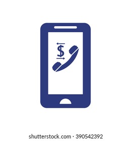 business  icon,  isolated. Flat  design.