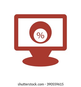  Business  icon,  isolated. Flat  design.