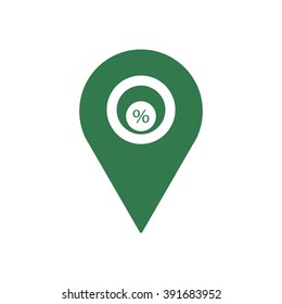  Business  icon,  isolated. Flat  design.