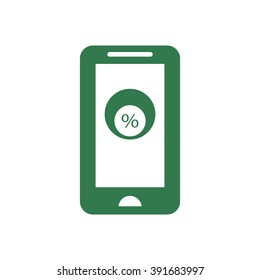  Business  icon,  isolated. Flat  design.