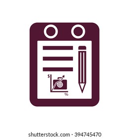  business  icon,  isolated. Flat  design.