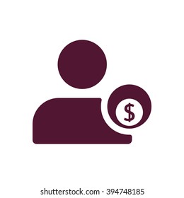  , business  icon,  isolated. Flat  design.