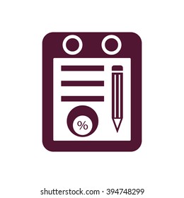  Business  icon,  isolated. Flat  design.