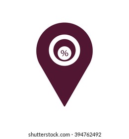  Business  icon,  isolated. Flat  design.