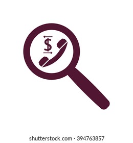   business  icon,  isolated. Flat  design.
