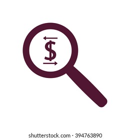  business  icon,  isolated. Flat  design.