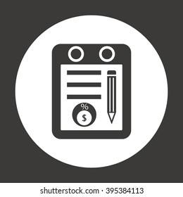  business  icon,  isolated. Flat  design.