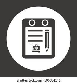  business  icon,  isolated. Flat  design.