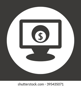  business  icon,  isolated. Flat  design.