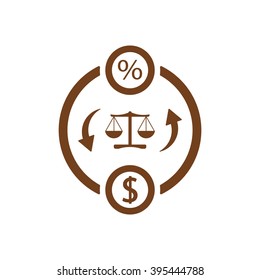  business   icon,  isolated. Flat  design.