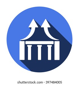 business   icon,  isolated. Flat  design.