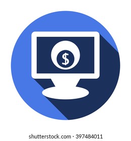 business   icon,  isolated. Flat  design.